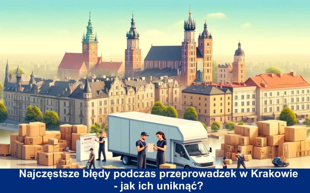Najczęstsze błędy podczas przeprowadzek w Krakowie - jak ich uniknąć?